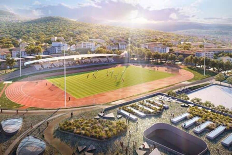 Le stade Philippe Marcombes à Clermont-Ferrand (63)